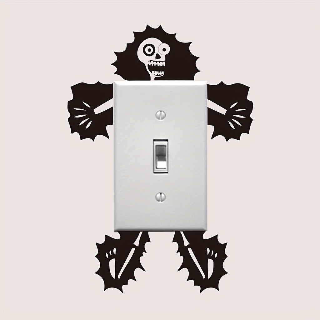 Electric Skull Wall Sticker