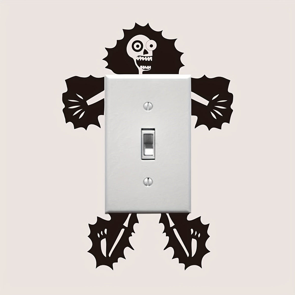 Electric Skull Wall Sticker