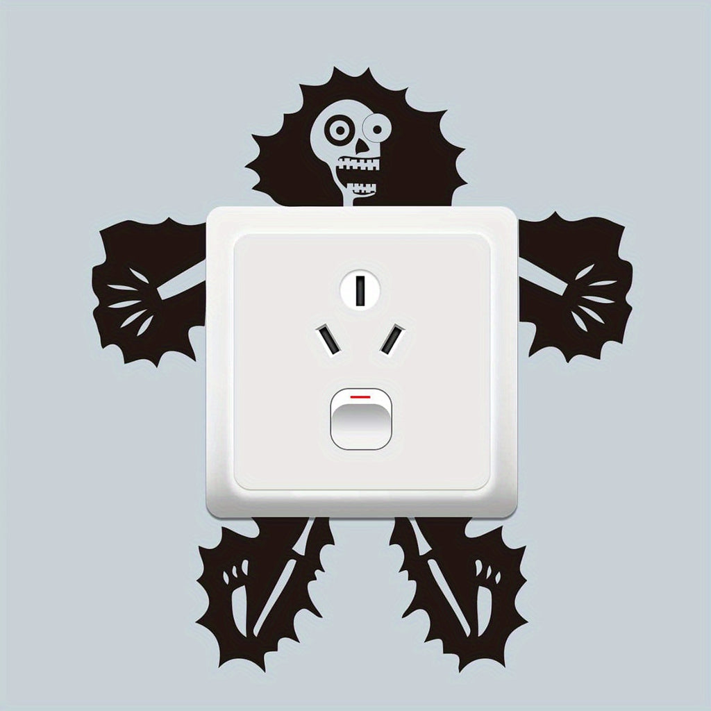 Electric Skull Wall Sticker