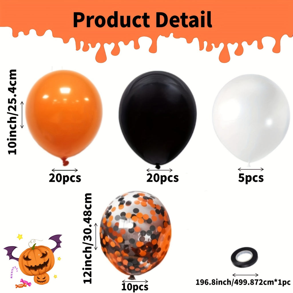 56PCS Halloween Balloon Set