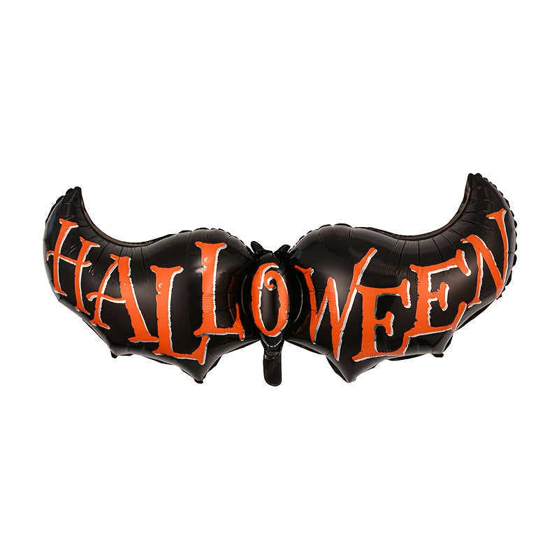 Black & Orange Balloons with “HALLOWEEN” Banner