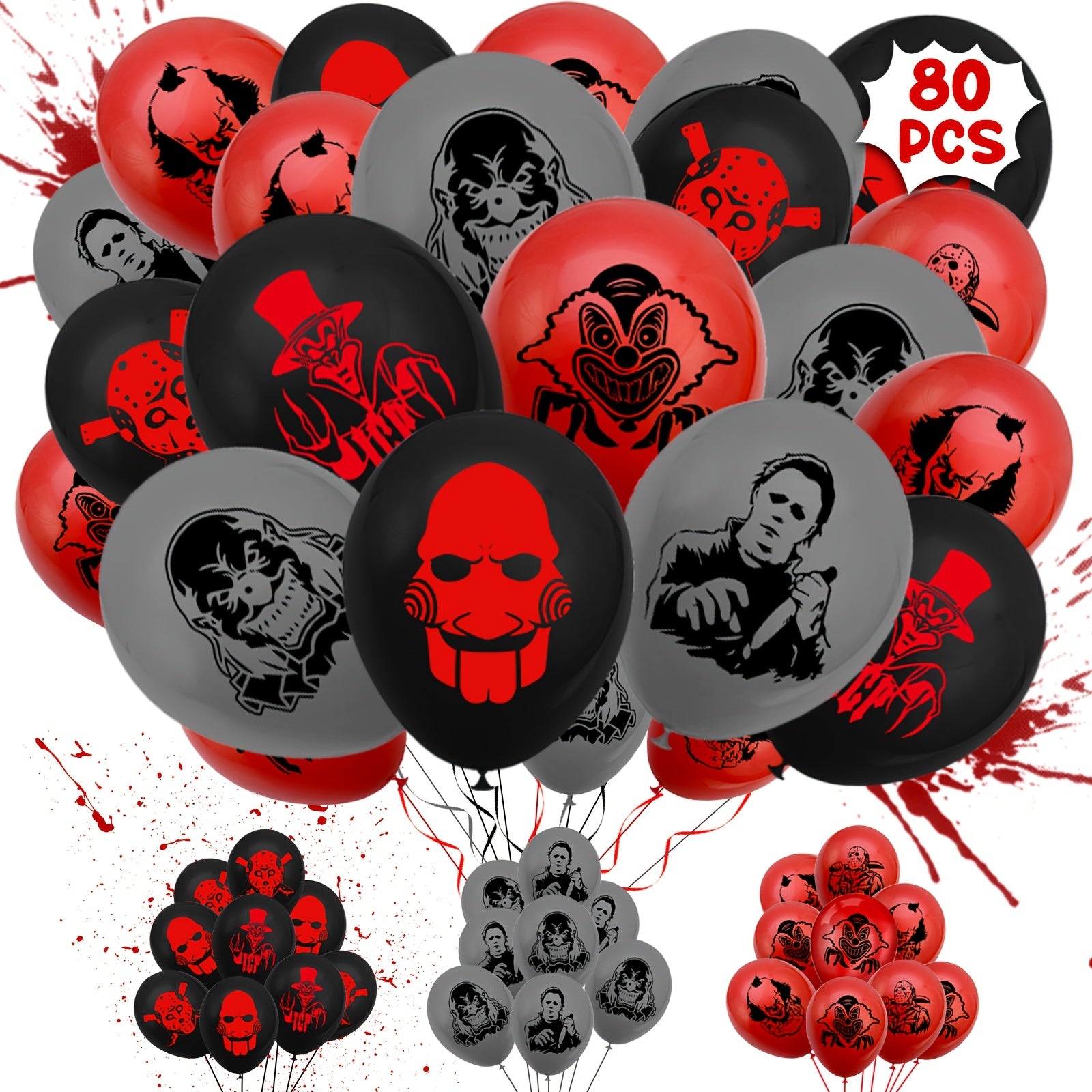 Horror Movie Themed Balloons