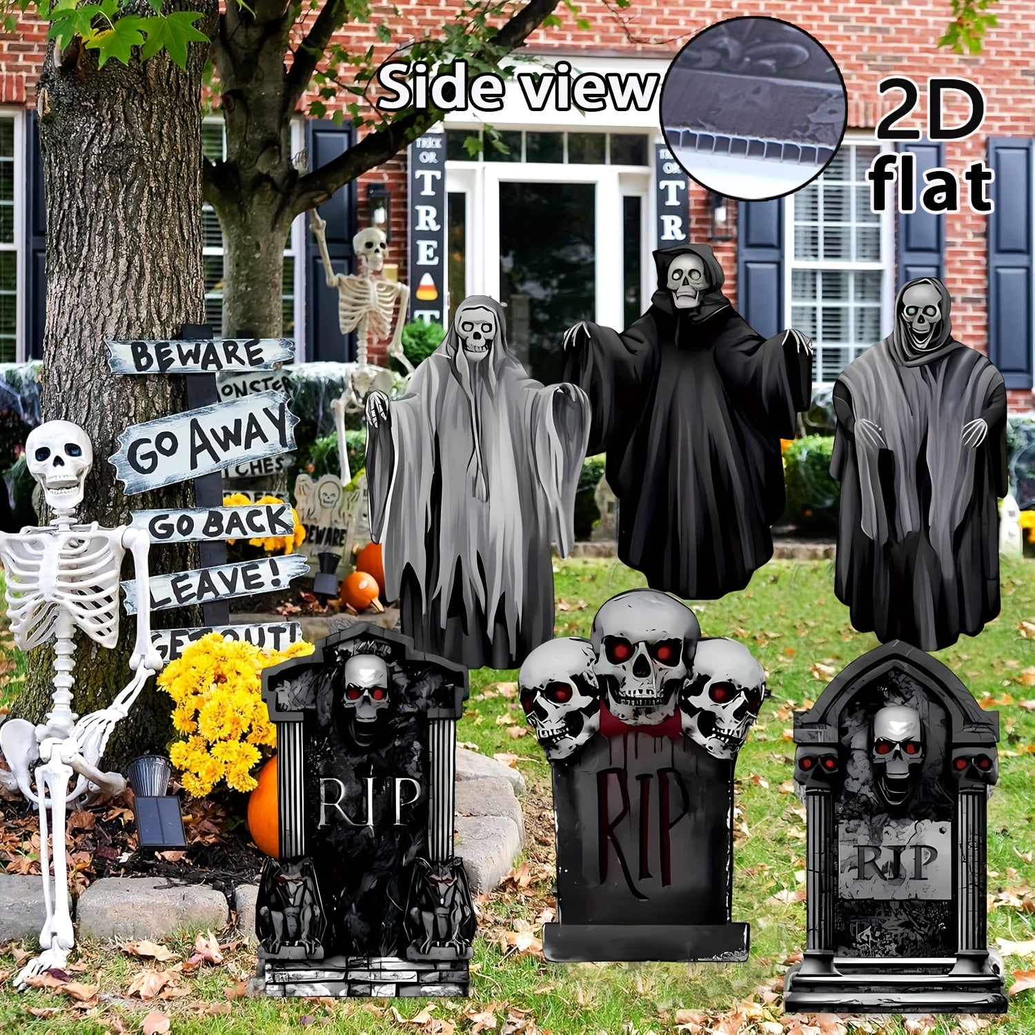 Halloween Grave Marker Yard Signs