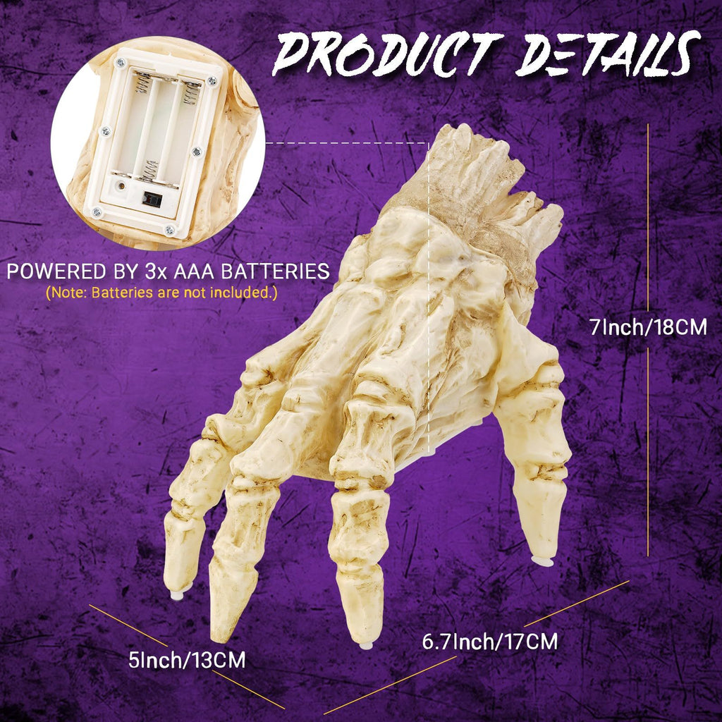 Crawling  LED Zombie Hand