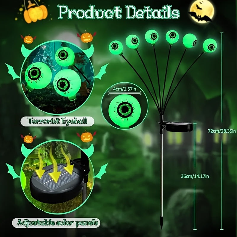 Horror Eye Solar Garden Light Halloween