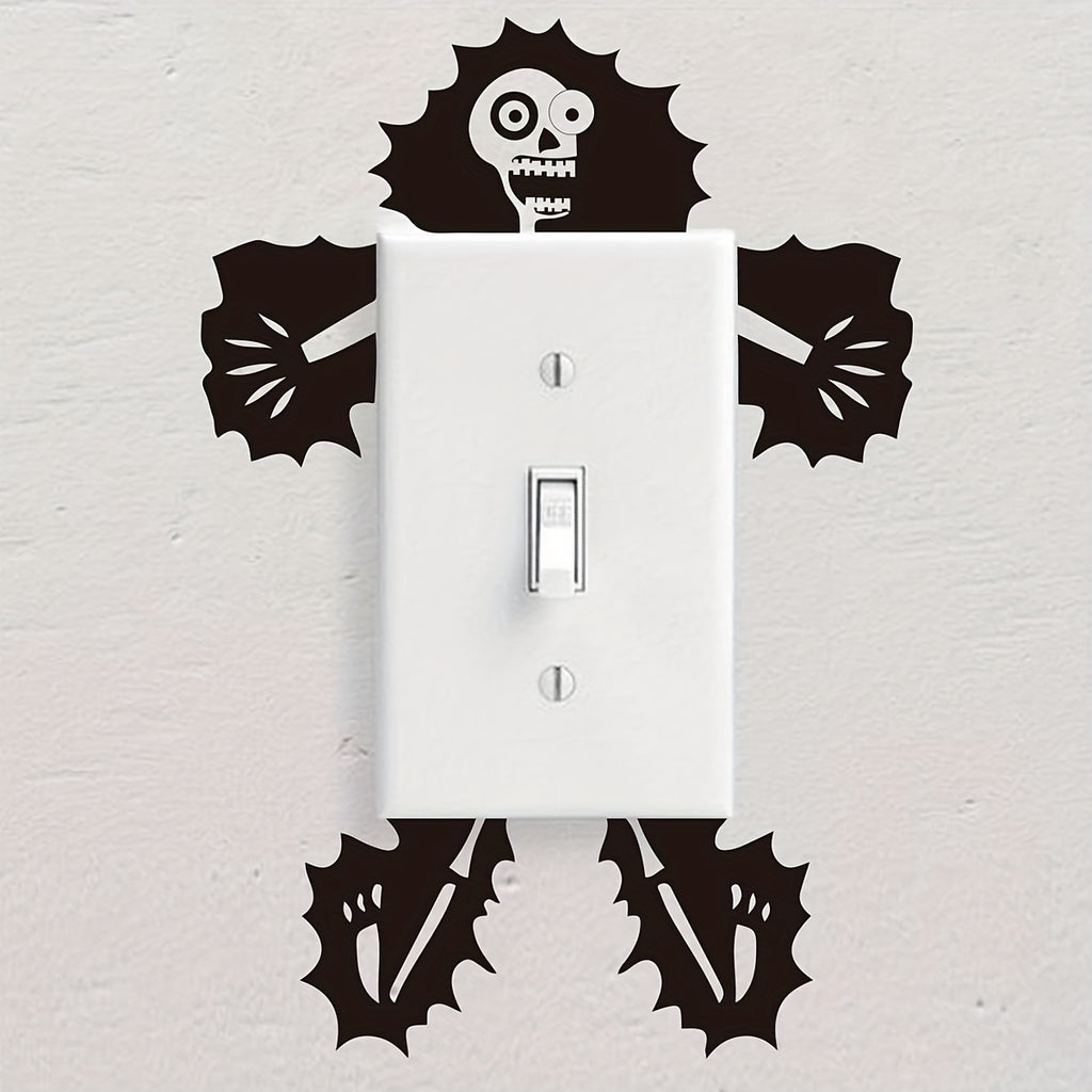 Electric Skull Wall Sticker