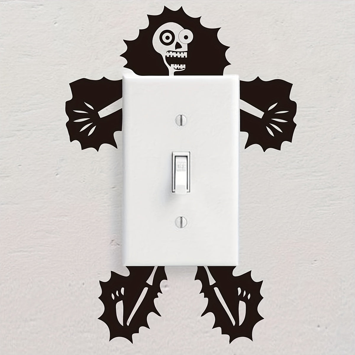 Electric Skull Wall Sticker