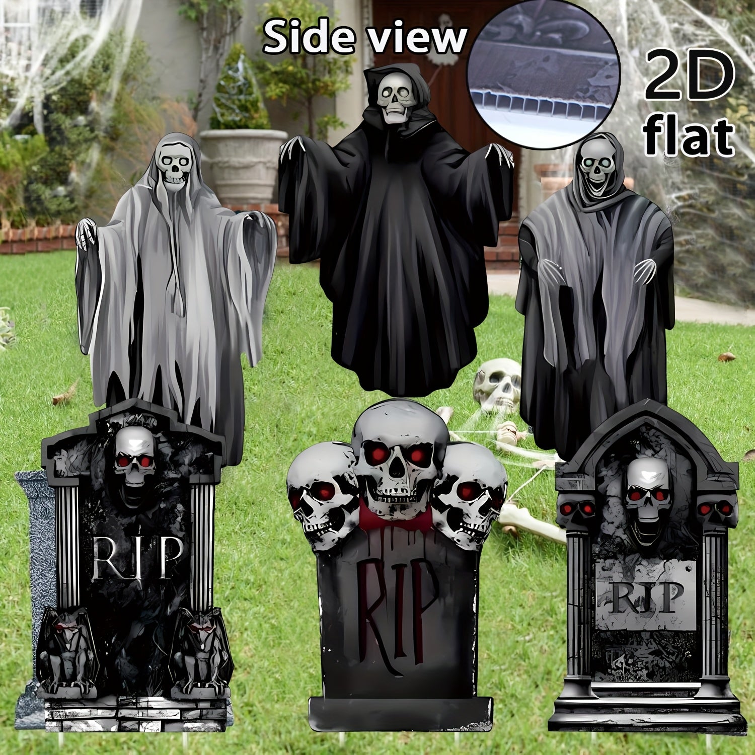 Halloween Grave Marker Yard Signs