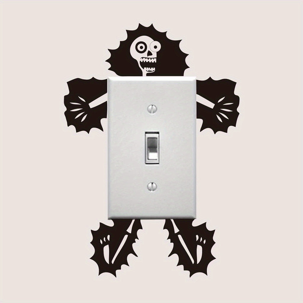 Electric Skull Wall Sticker