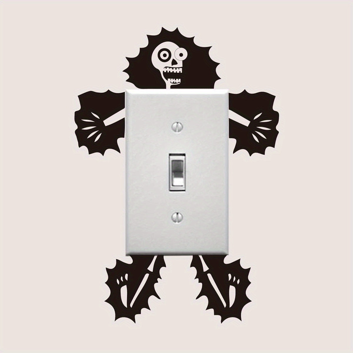 Electric Skull Wall Sticker