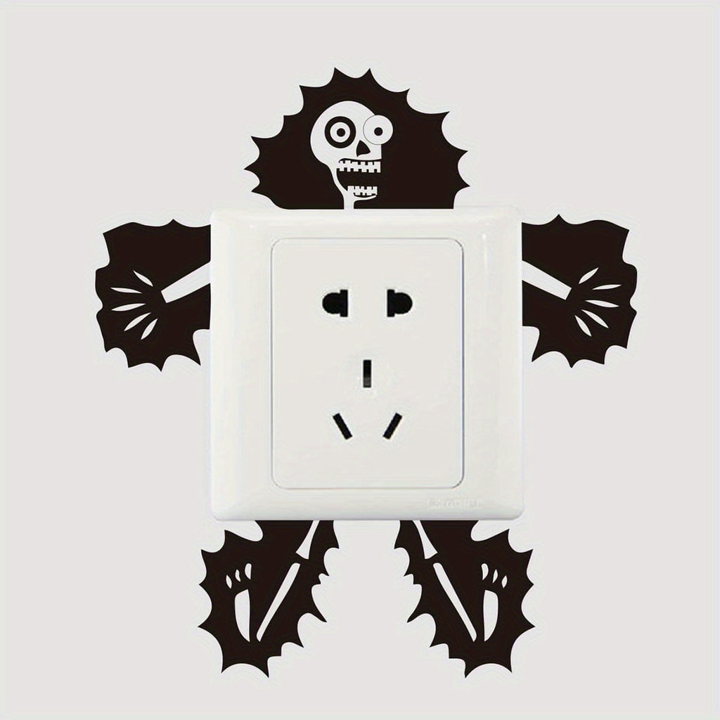 Electric Skull Wall Sticker