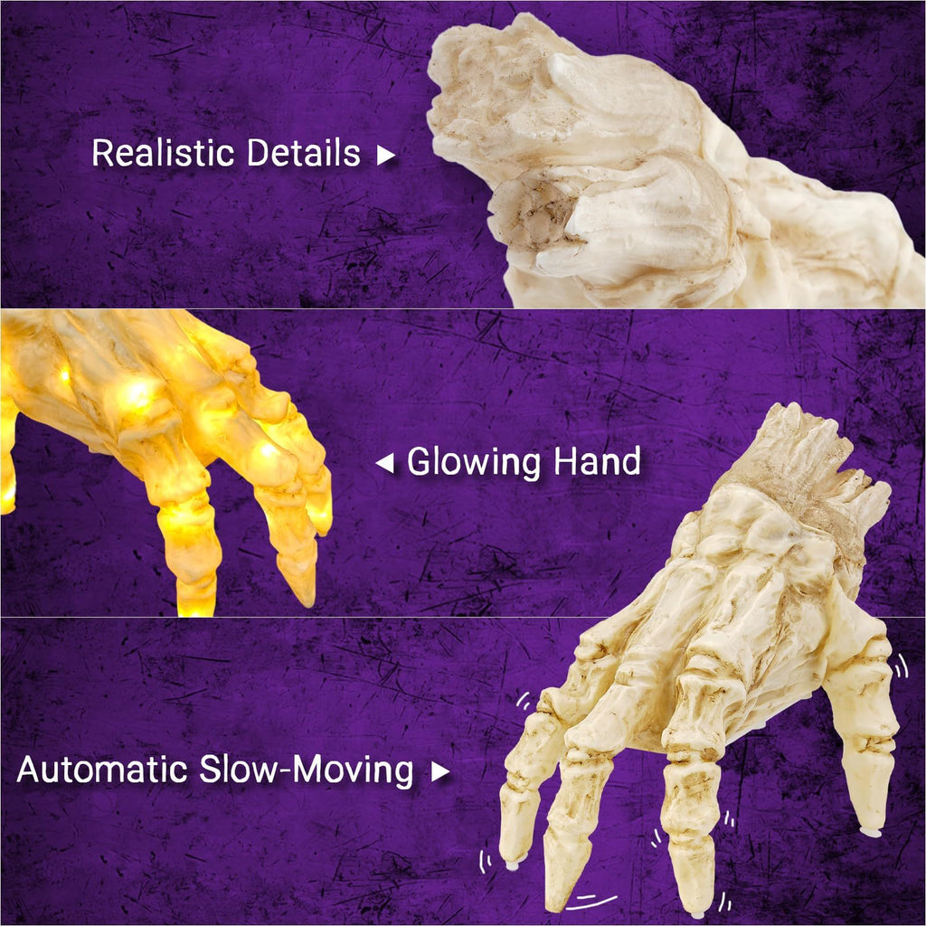 Crawling  LED Zombie Hand