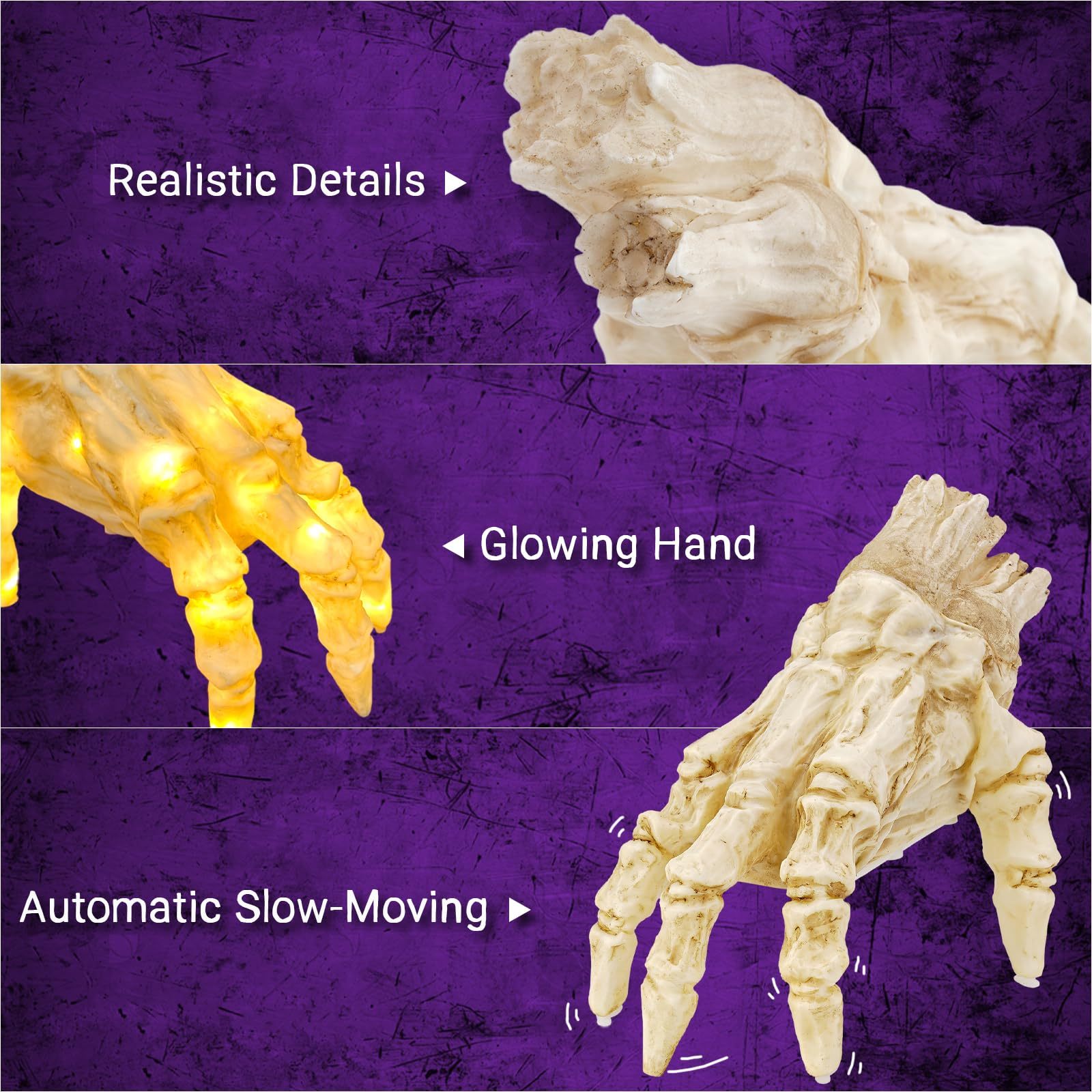 Crawling  LED Zombie Hand