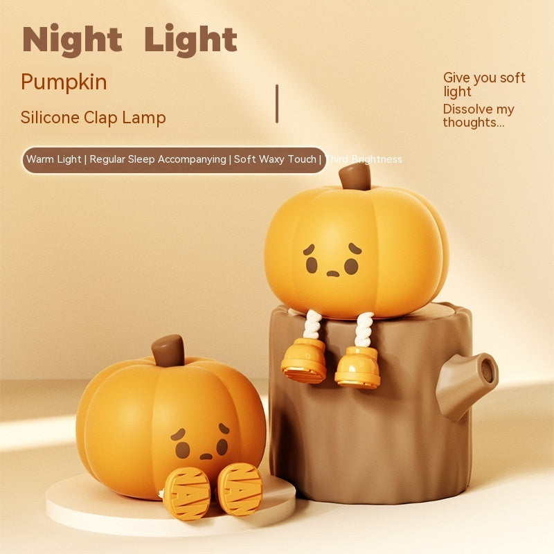 Cute Halloween Pumpkin Night Light