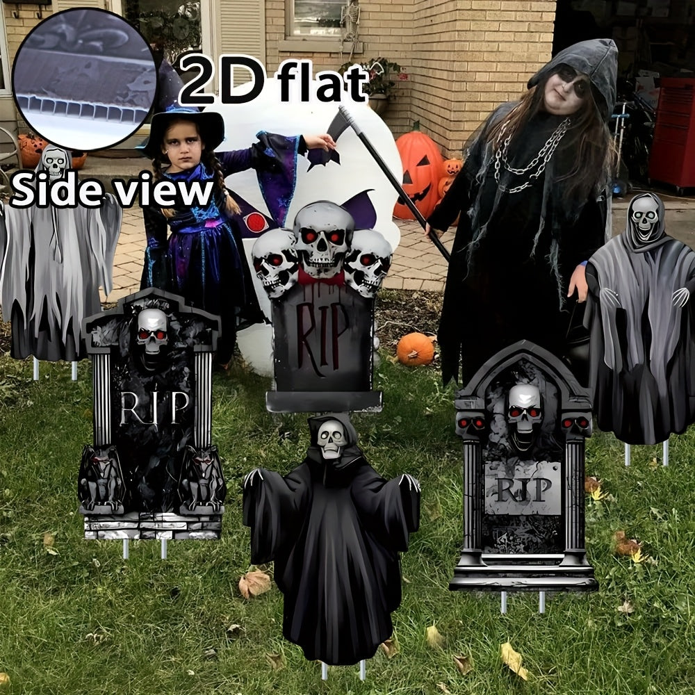 Halloween Grave Marker Yard Signs