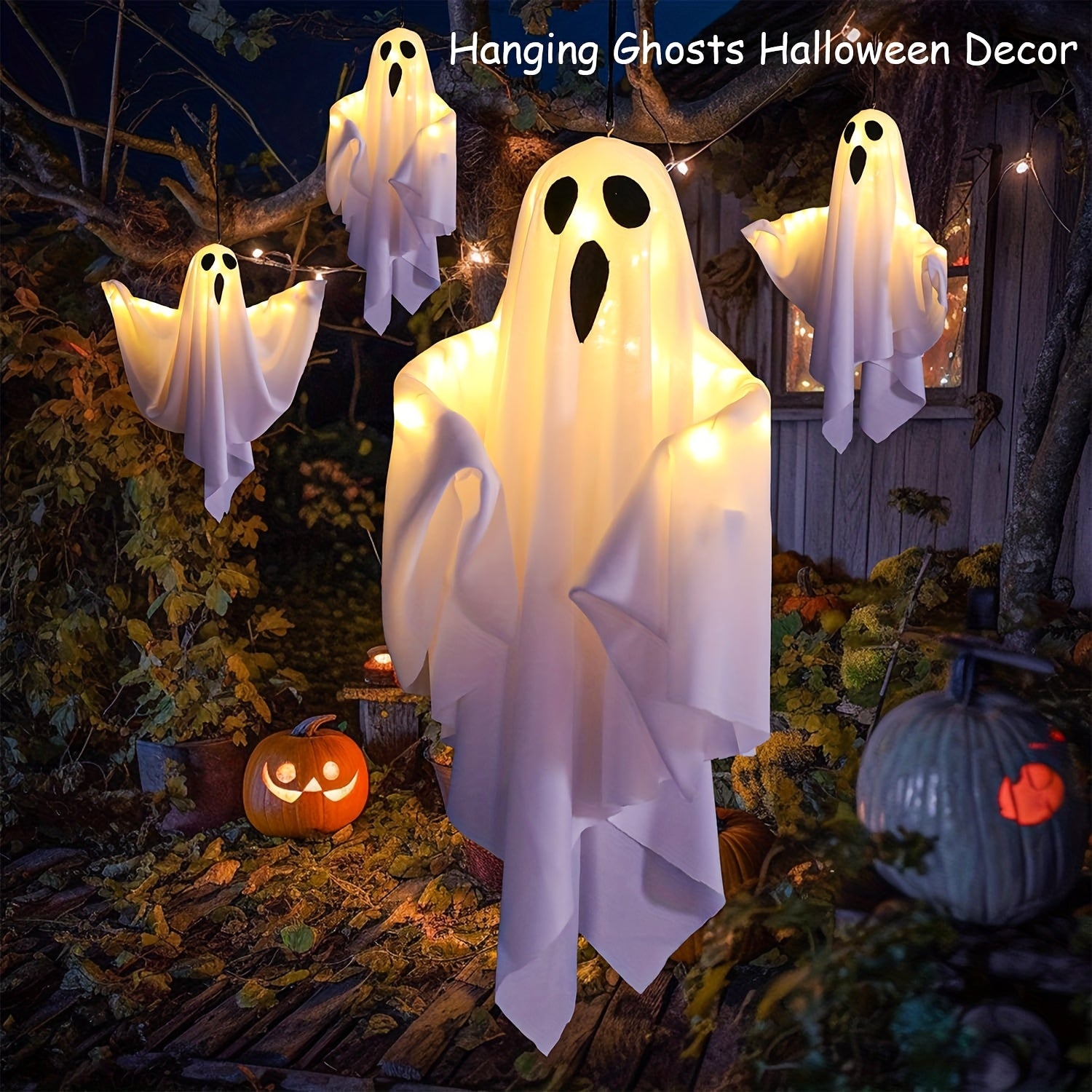 Flying LED Ghosts For Indoor And Outdoor