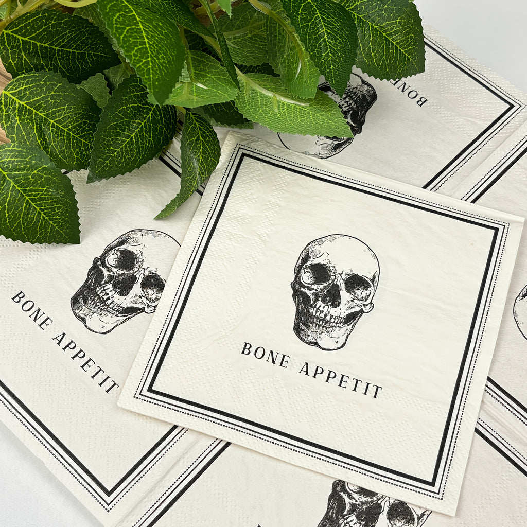 “Bone Appetit” Halloween Napkins