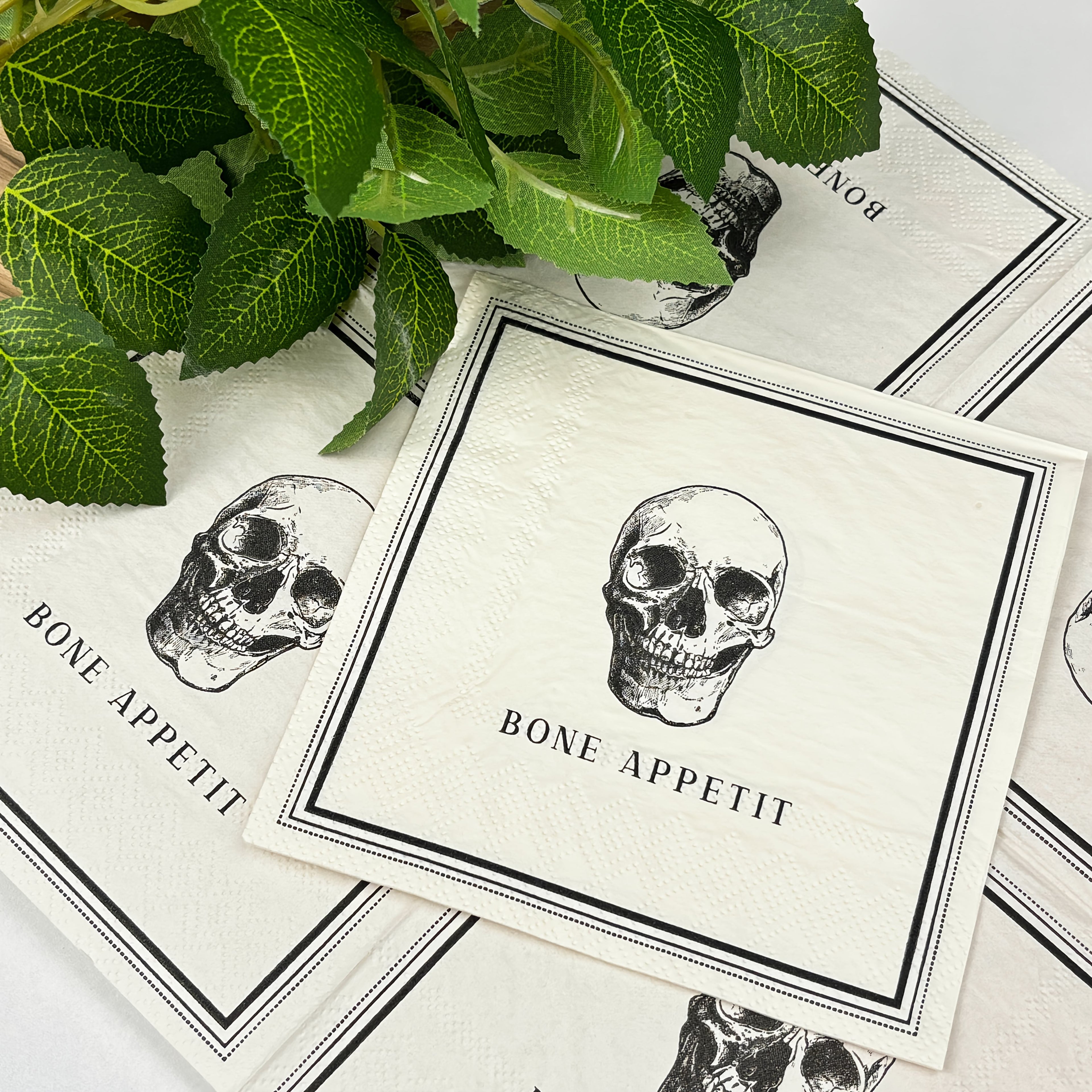 “Bone Appetit” Halloween Napkins