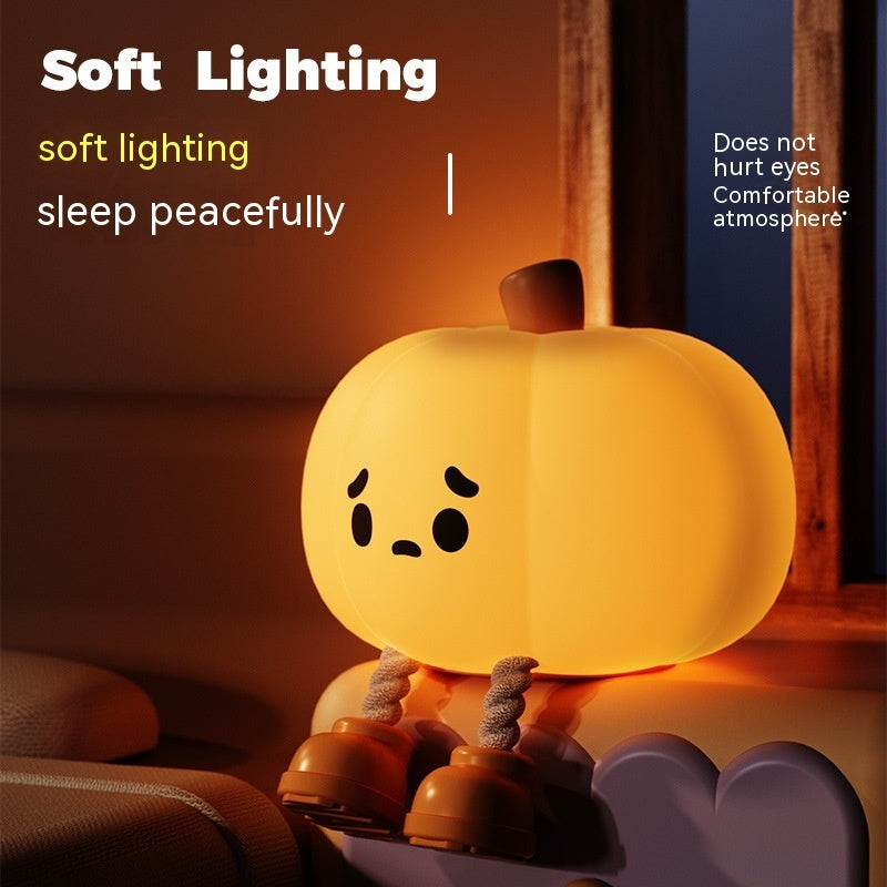 Cute Halloween Pumpkin Night Light