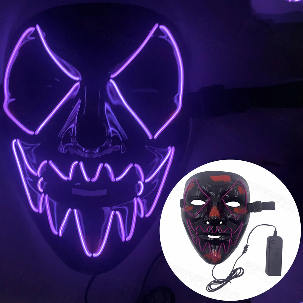 Halloween Mixed Color Led Mask
