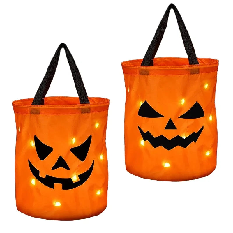LED Halloween Candy Trick or Treat Bucket