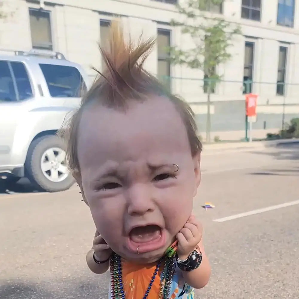 Realistic Cry Baby Mask