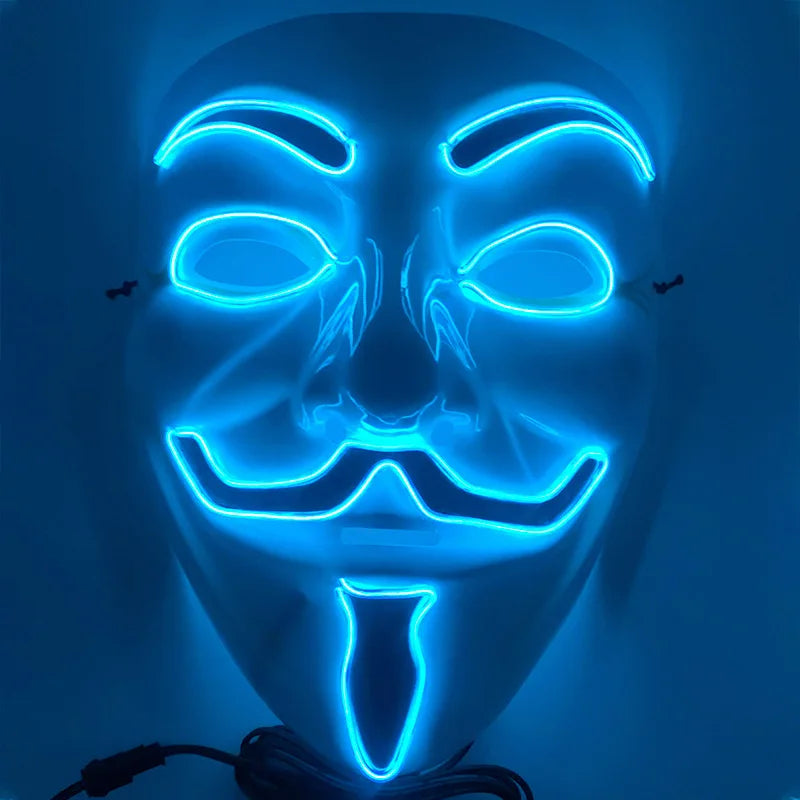 Halloween Mixed Color Led Mask
