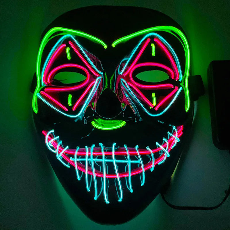 Halloween Mixed Color Led Mask