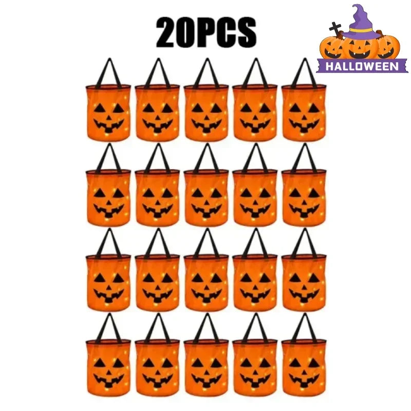 LED Halloween Candy Trick or Treat Bucket