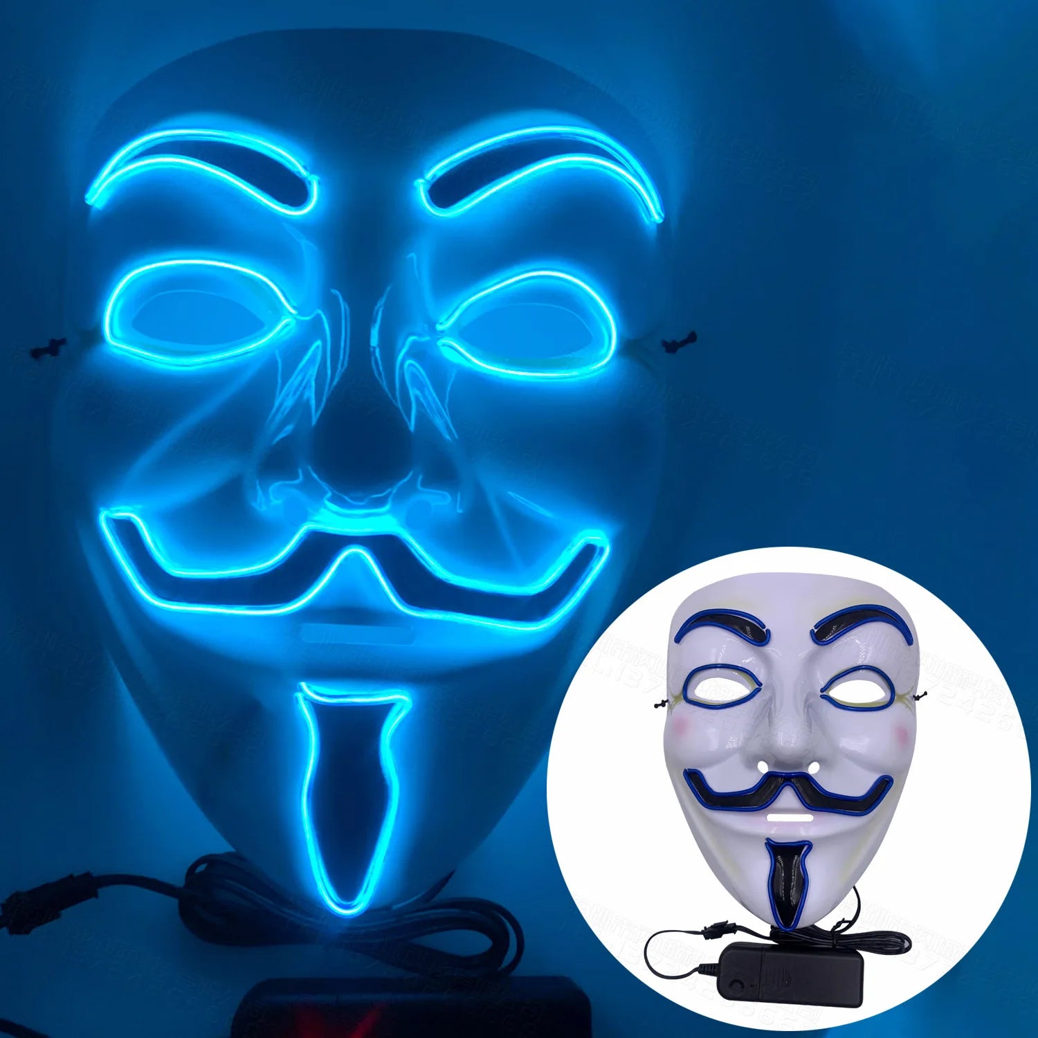 Halloween Mixed Color Led Mask