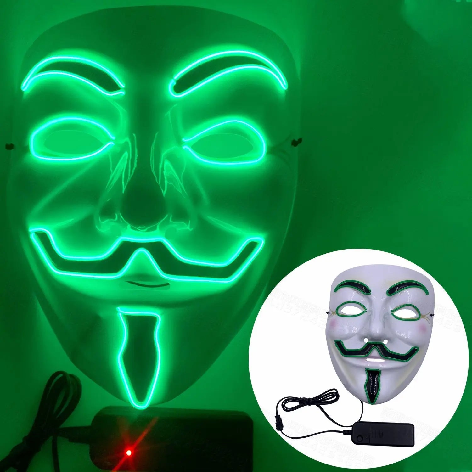 Halloween Mixed Color Led Mask