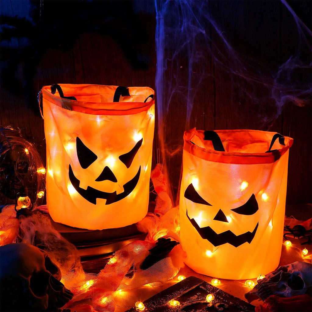 LED Halloween Candy Trick or Treat Bucket