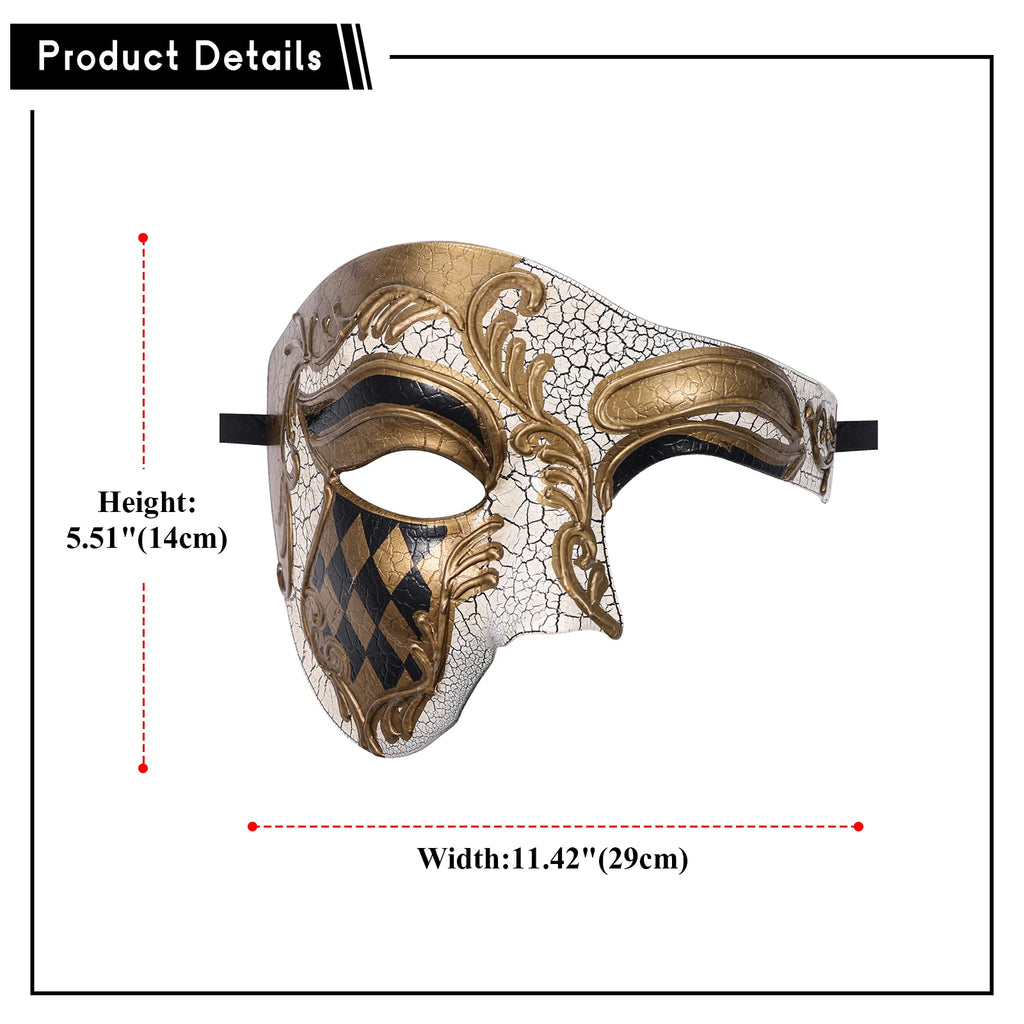 Men's Masquerade Vintage Mask