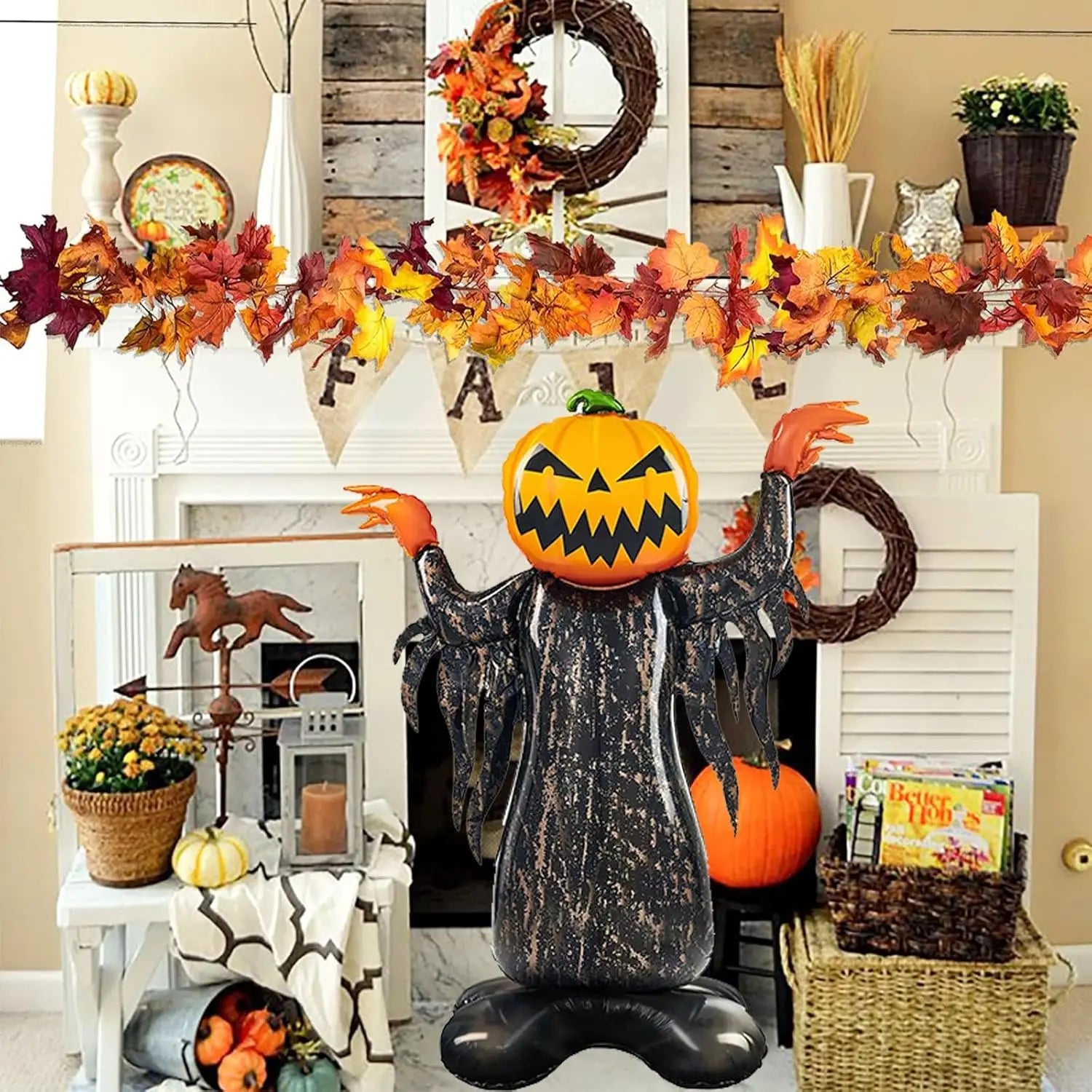 Jumbo Scary Pumpkin