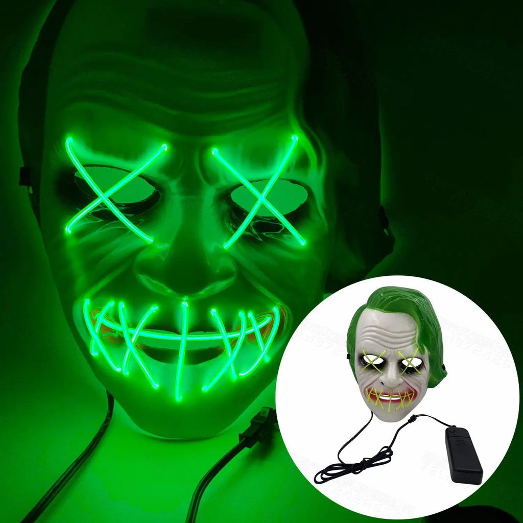 Halloween Mixed Color Led Mask