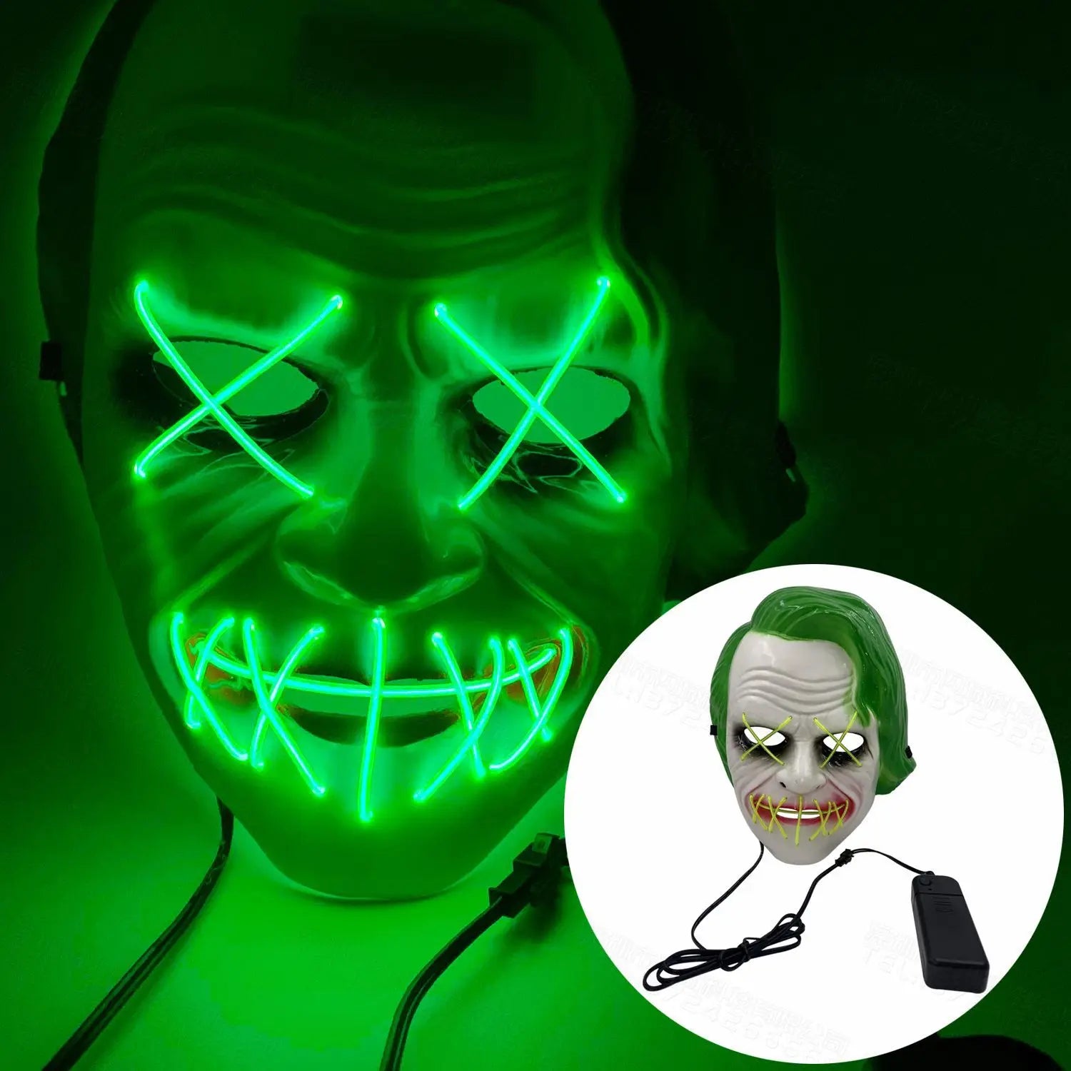 Halloween Mixed Color Led Mask