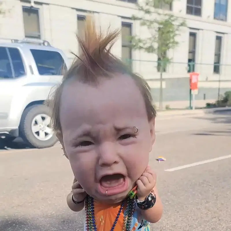 Realistic Cry Baby Mask