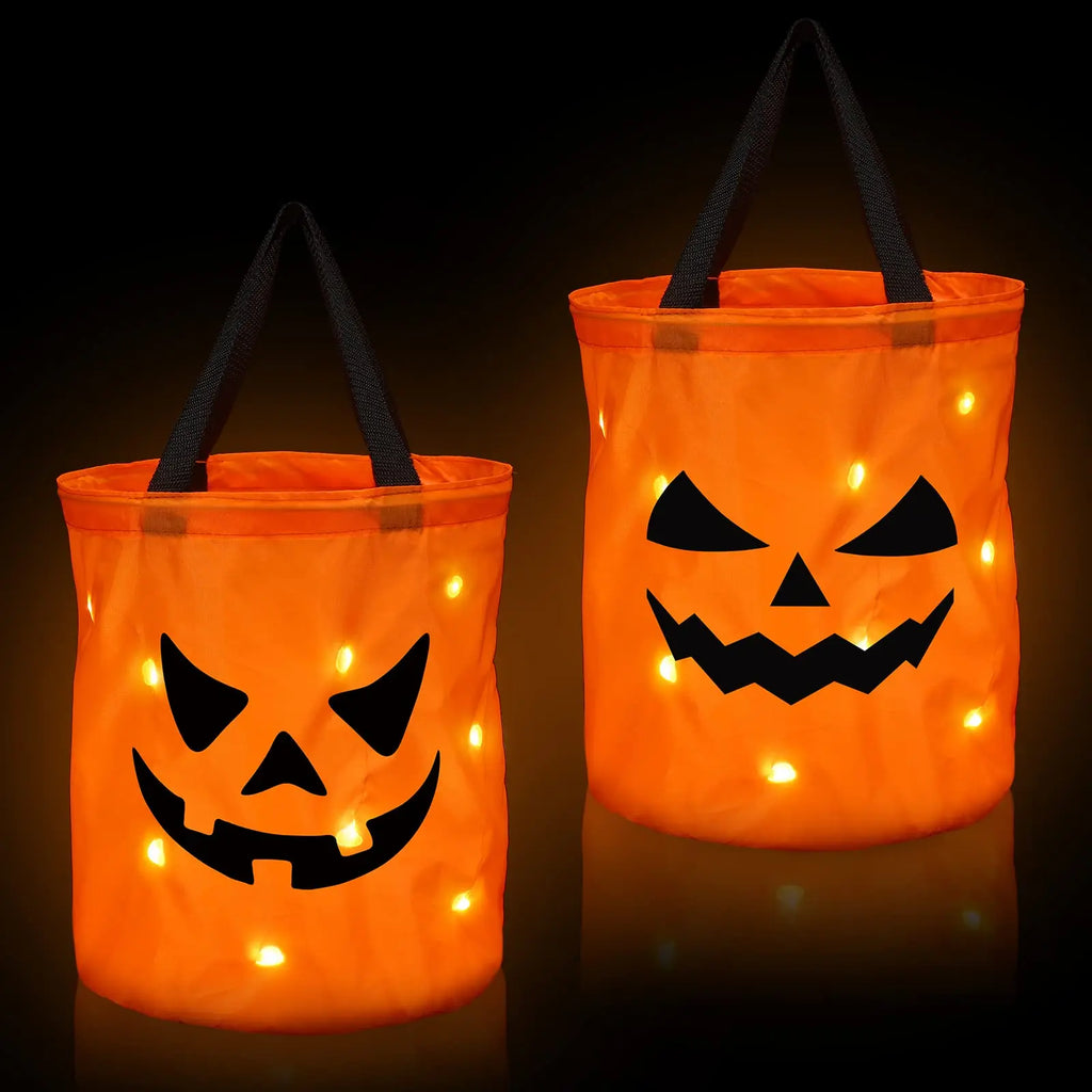 LED Halloween Candy Trick or Treat Bucket
