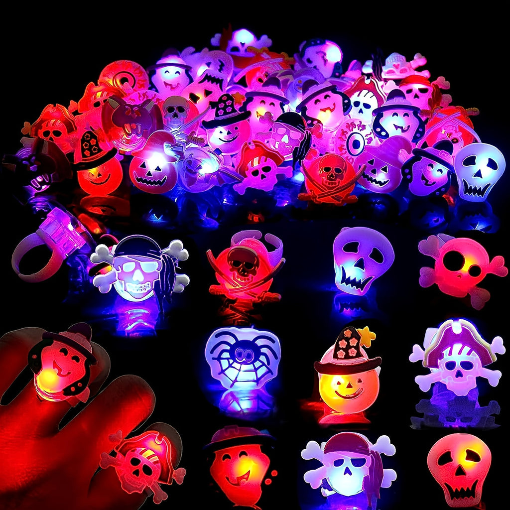 Last Day 50% OFF – Halloween LED Glow Rings