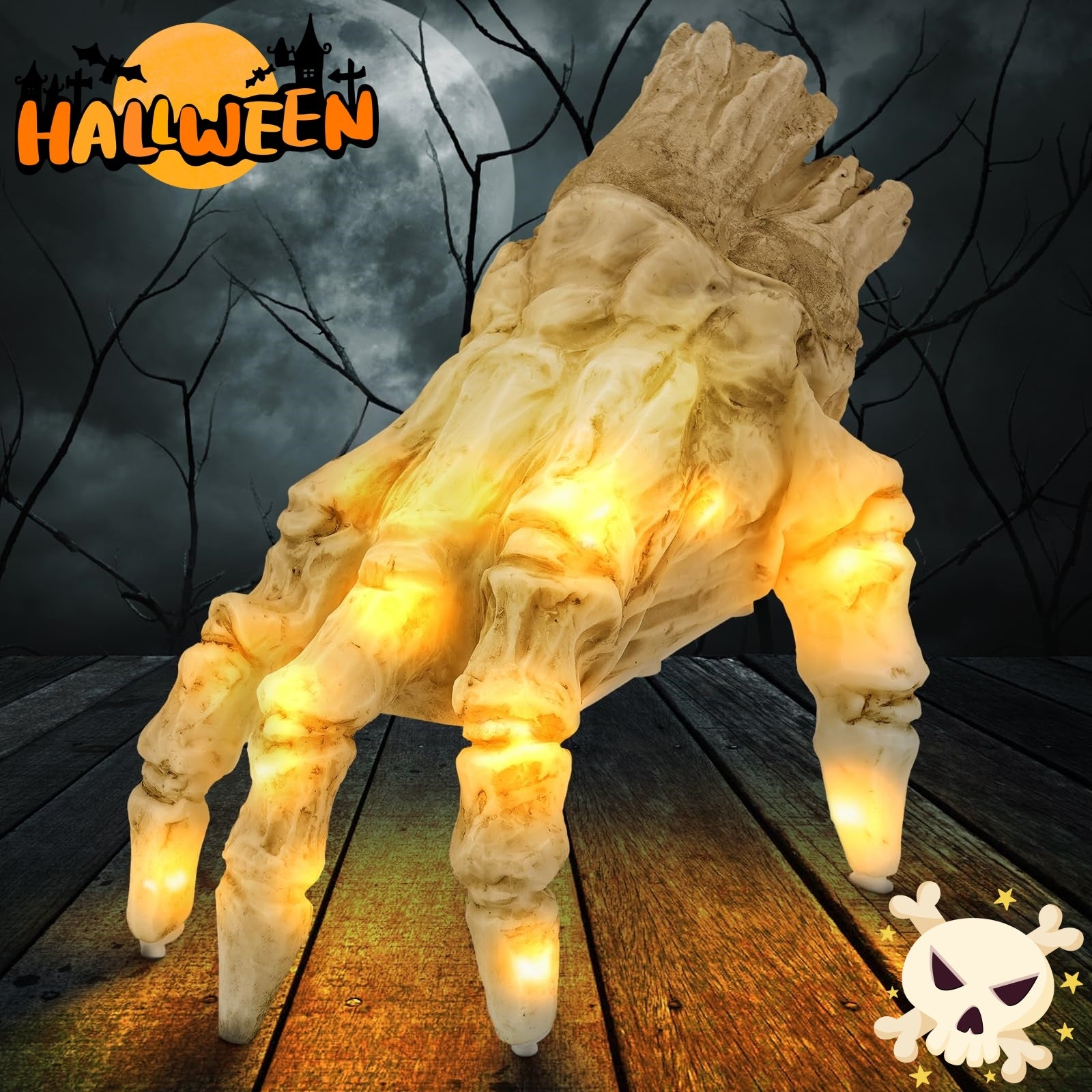 Crawling  LED Zombie Hand