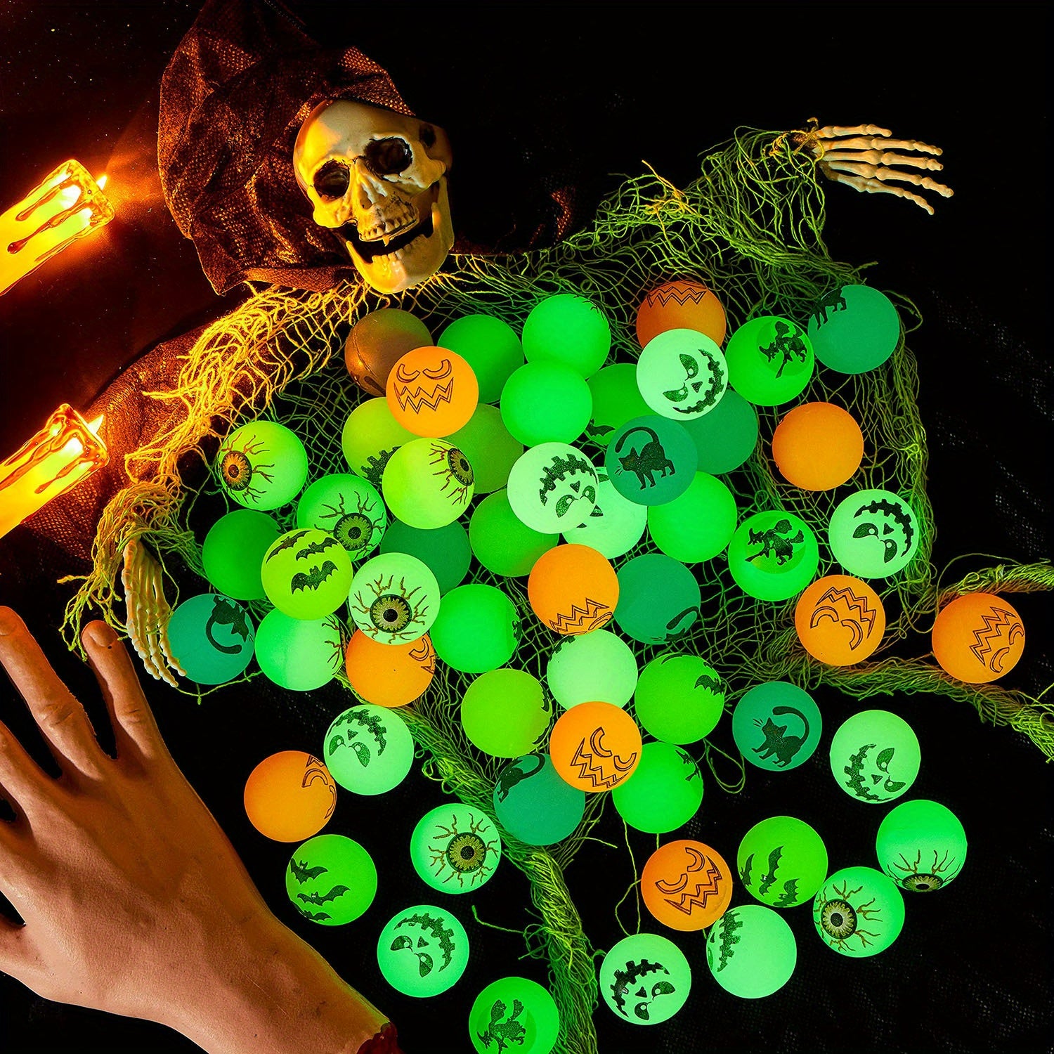 Glow-in-the-Dark Bouncing Balls
