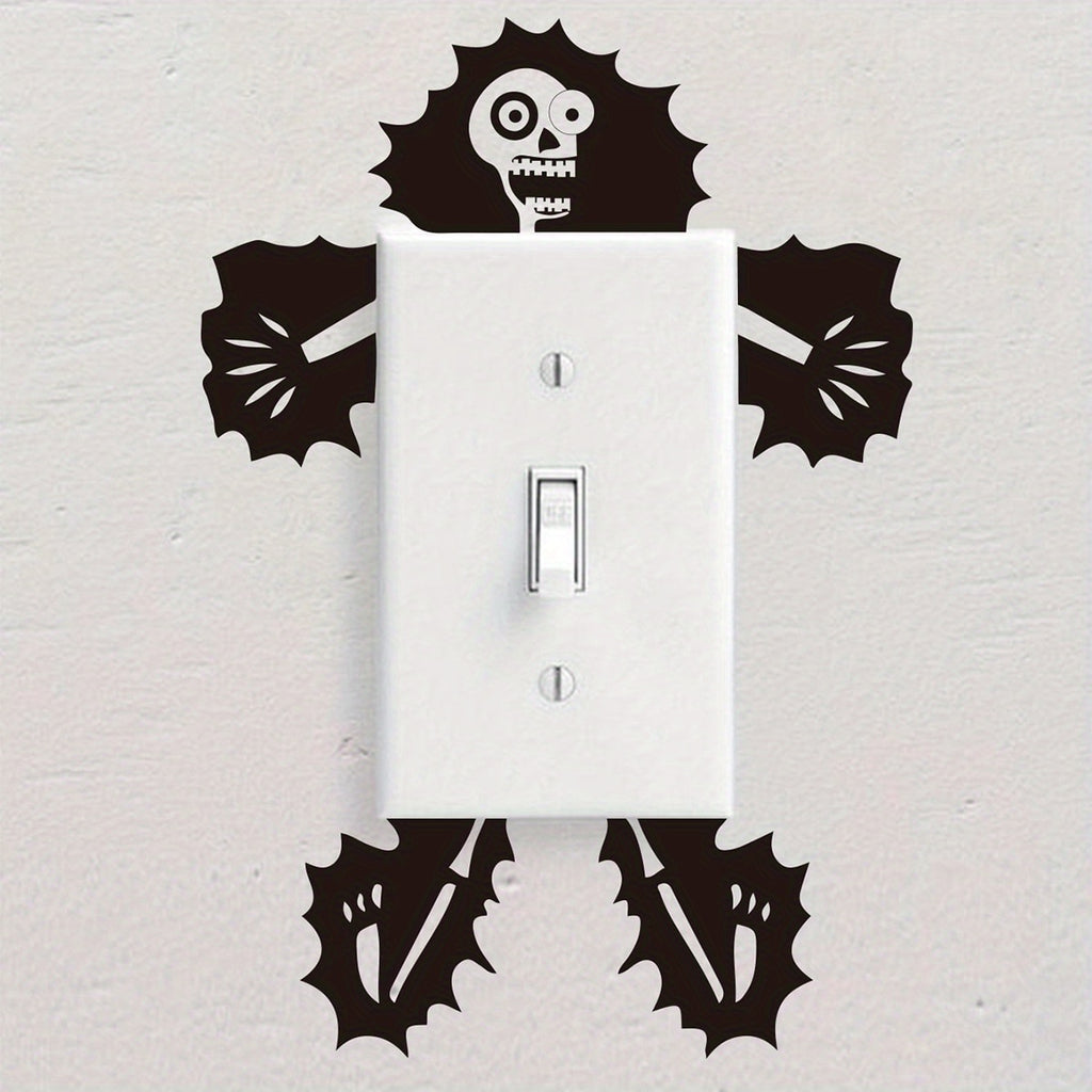 Electric Skull Wall Sticker