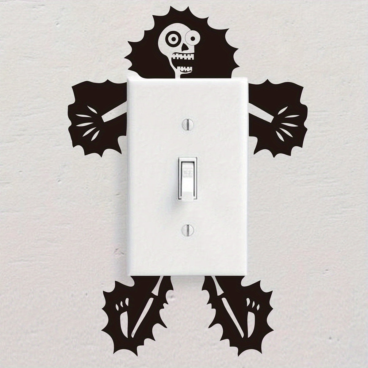 Electric Skull Wall Sticker