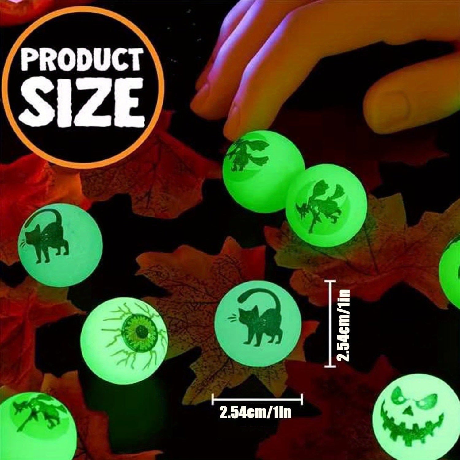 Glow-in-the-Dark Bouncing Balls
