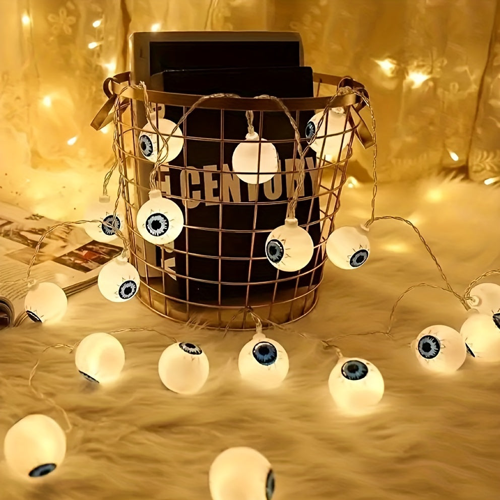 Halloween 10 LED Eyeball String Lights