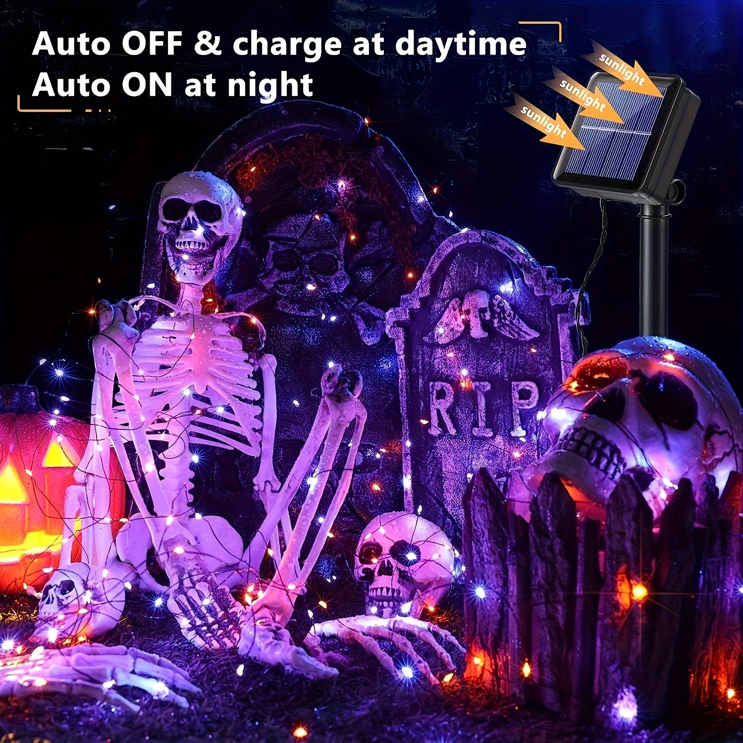 Halloween Lights with 8 Modes