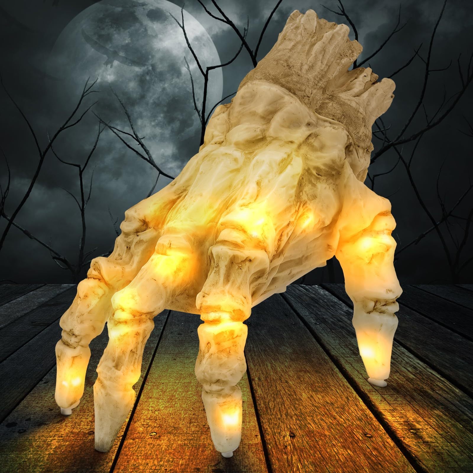 Crawling  LED Zombie Hand