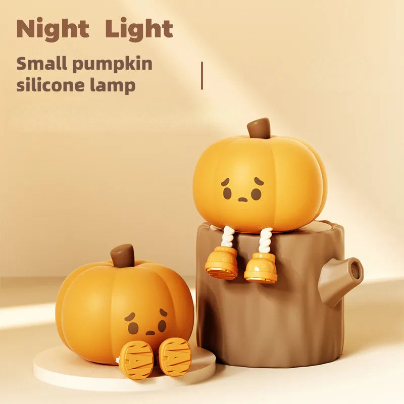 Cute Halloween Pumpkin Night Light