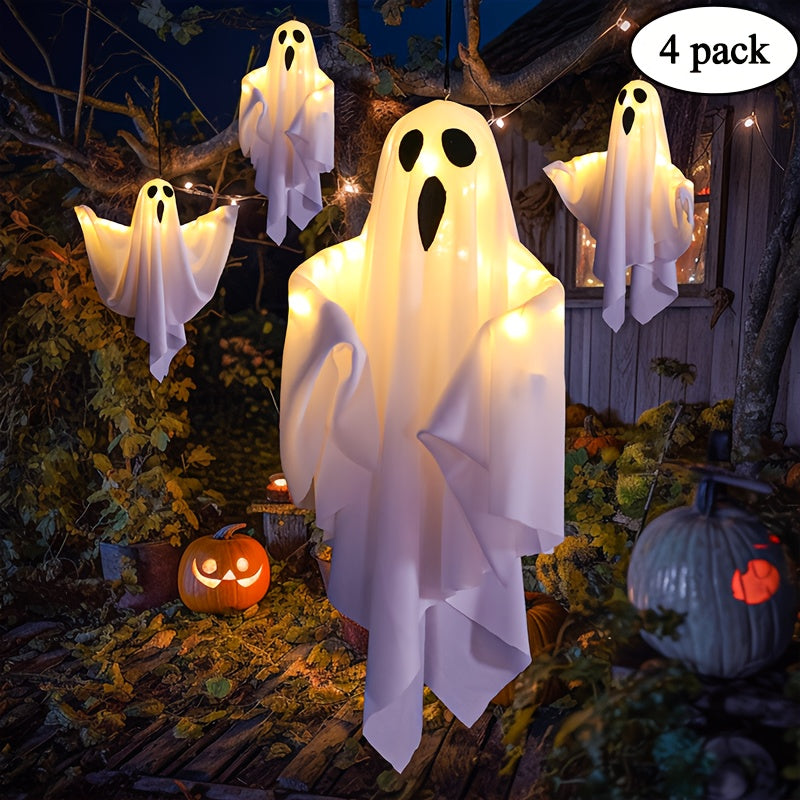 Flying LED Ghosts For Indoor And Outdoor